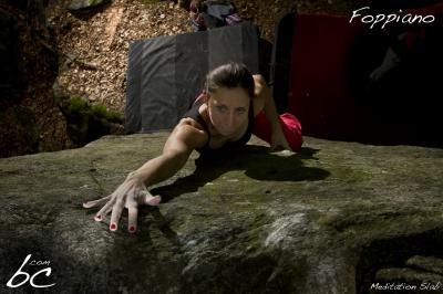 Silvia in "Meditation Slab"